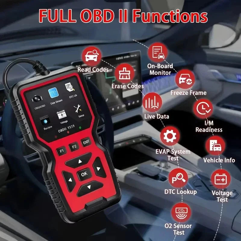 V519 OBD2 Car Diagnostic Tool