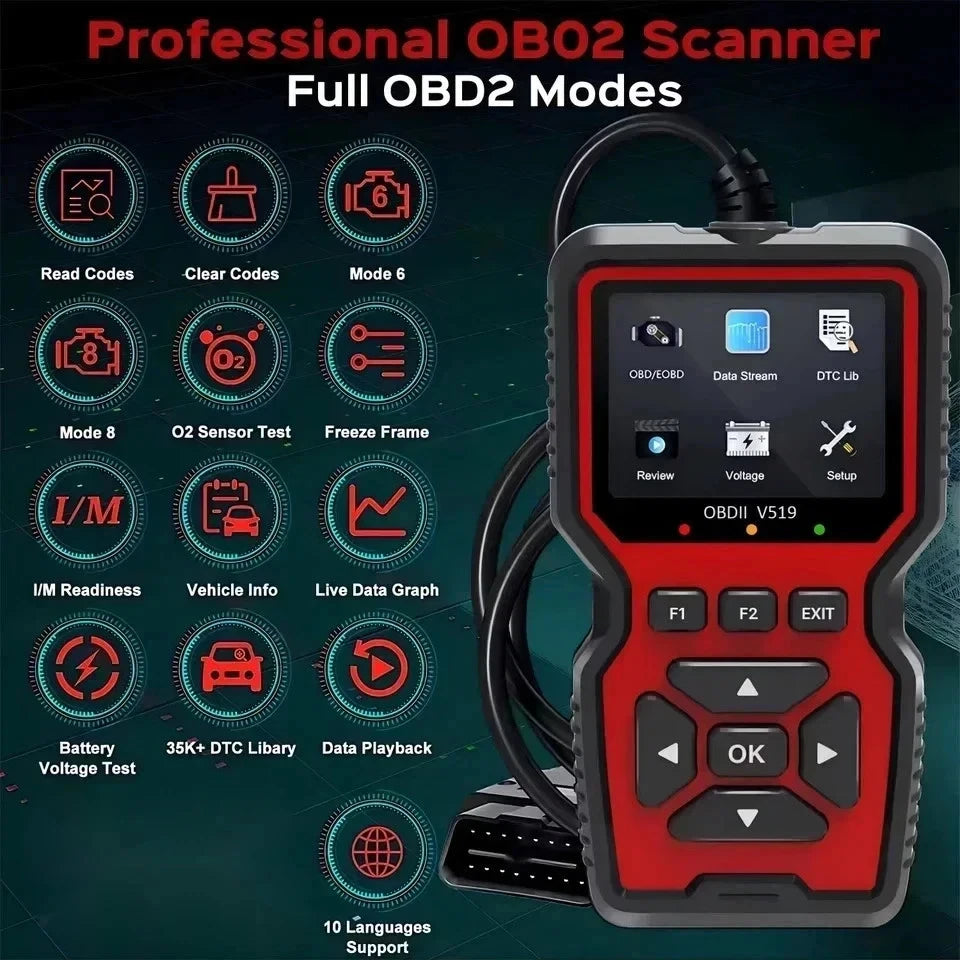 V519 OBD2 Car Diagnostic Tool