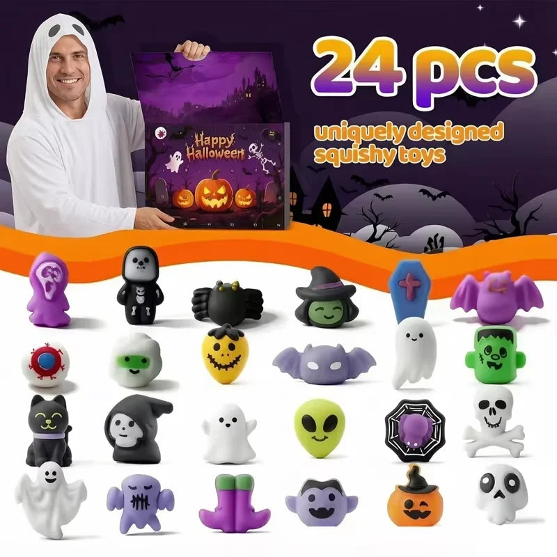 Halloween Advent Calendar Squishy Blind Box