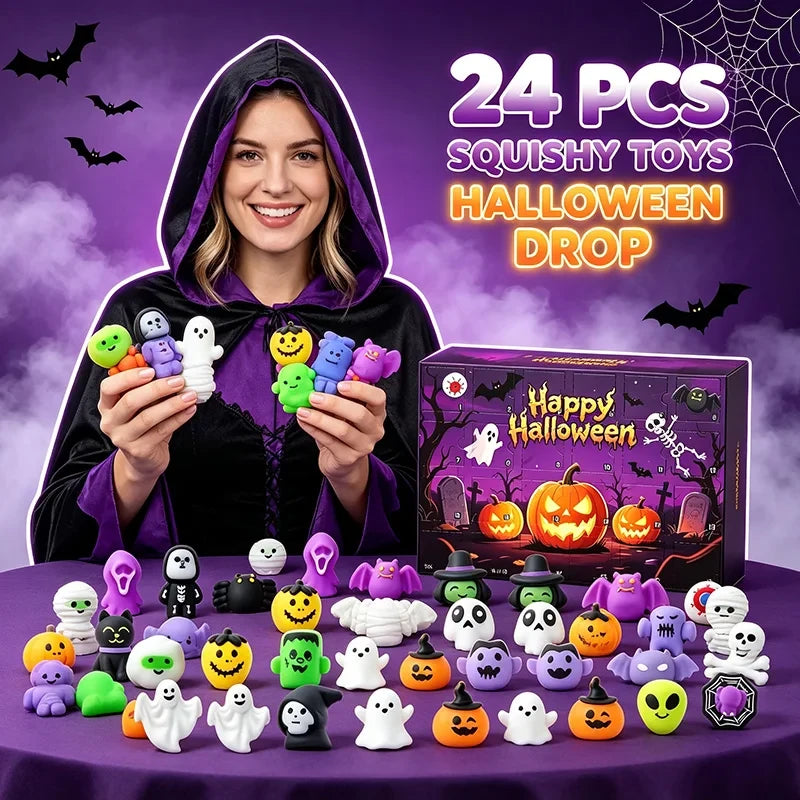 Halloween Advent Calendar Squishy Blind Box
