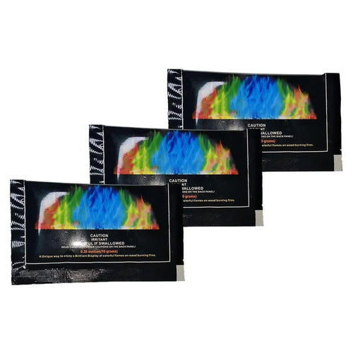 Colorful Bonfire Flame Colorant Packets